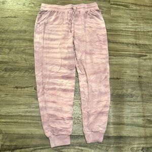 Splendid Tie Dye Drawstring Pajama Lounge Joggers Size Large